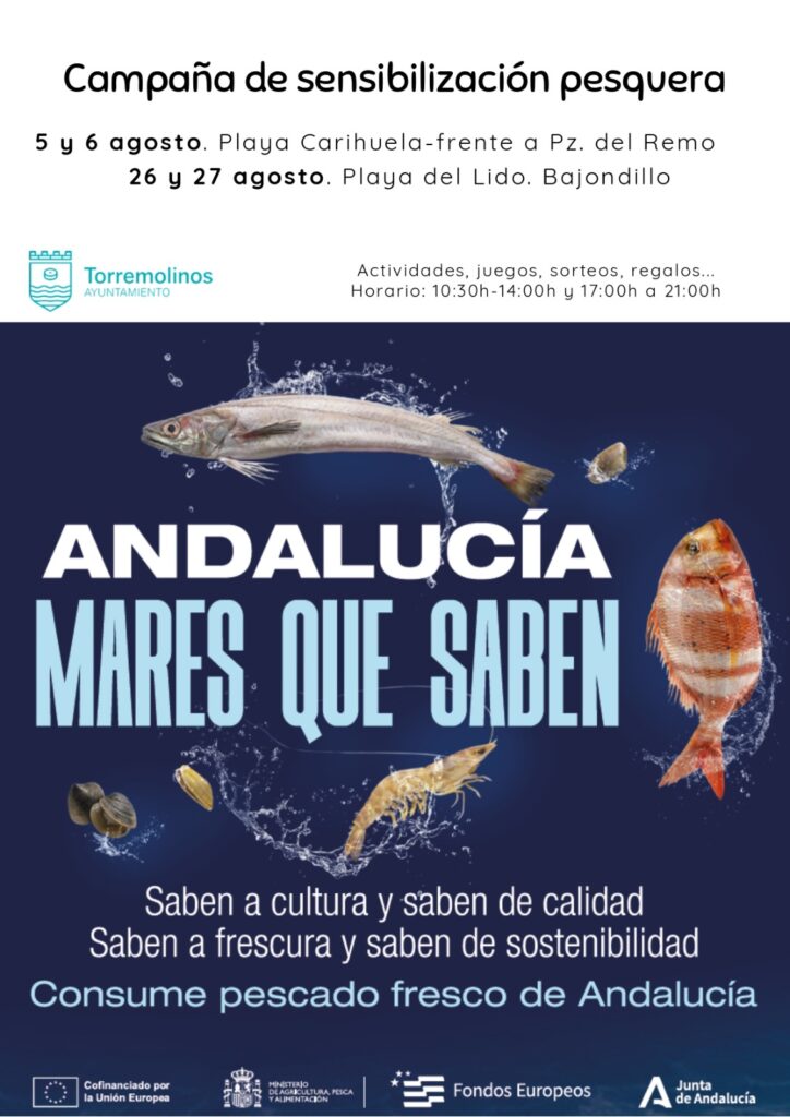 Torremolinos acogerá la campaña de sensibilización pesquera ‘Andalucía, mares que saben’