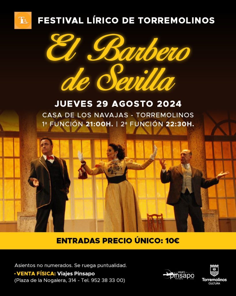 La zarzuela ‘El Barbero de Sevilla’ y las ‘Miniolimpiadas para todos’, entre las actividades para este fin de semana